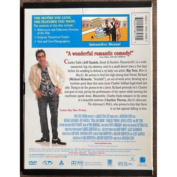 Trial and Error (DVD, 1999) - Michael Richards, Jeff Daniels - Picture 2 of 4